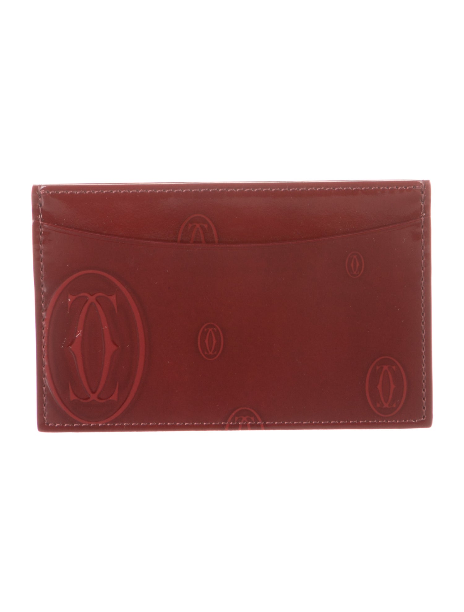 Cartier Patent Leather Card Holder