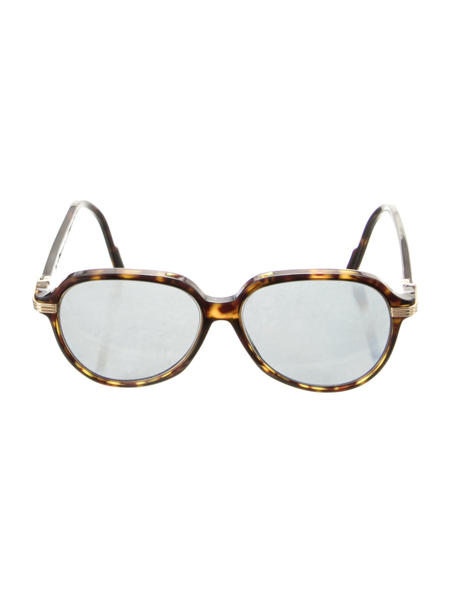 Cartier Round Mirrored Sunglasses
