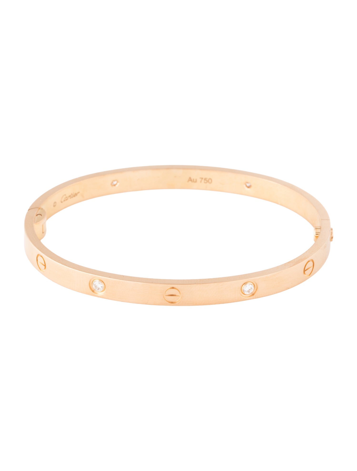 Cartier 4 Diamond Medium LOVE Bracelet