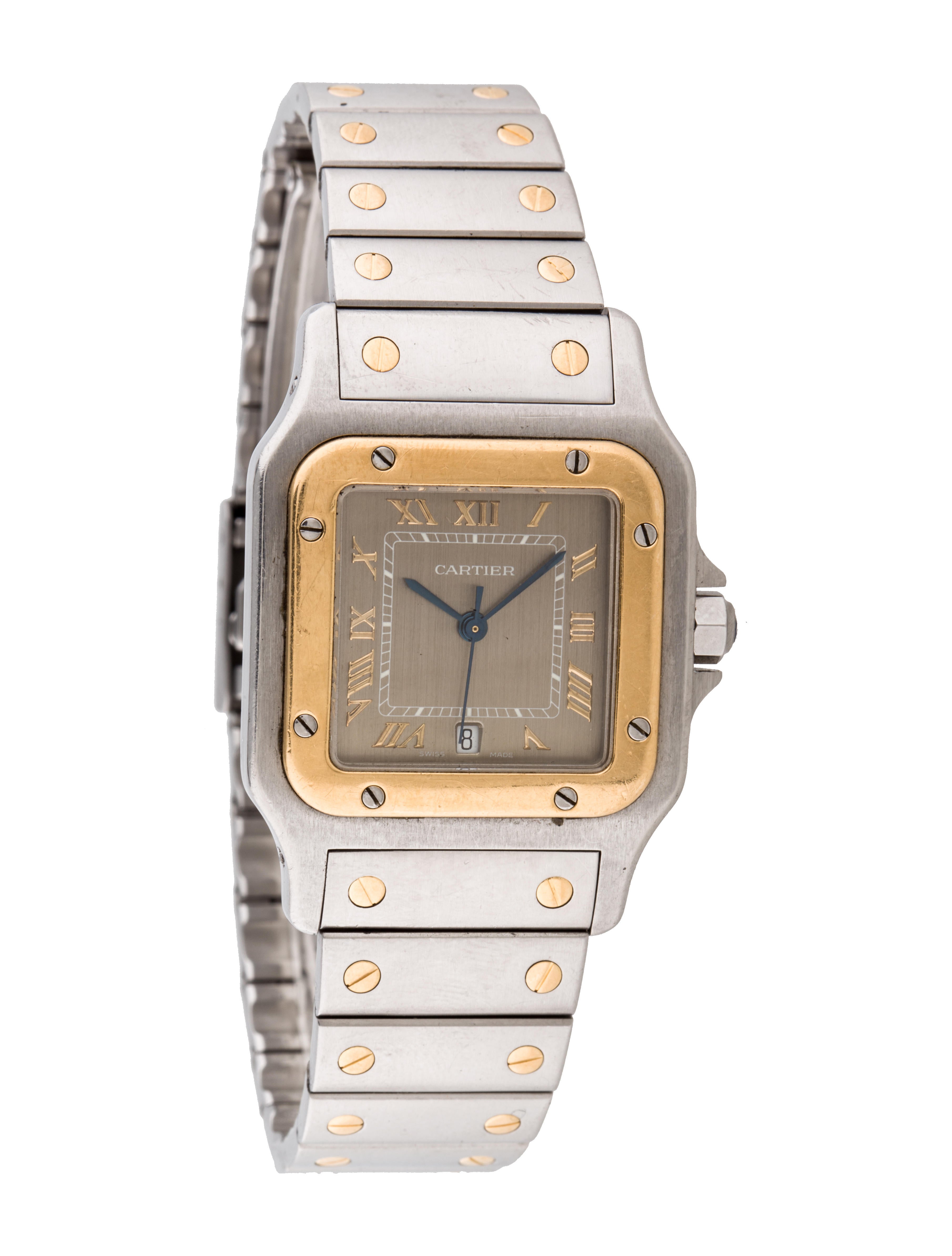 santos de cartier two tone