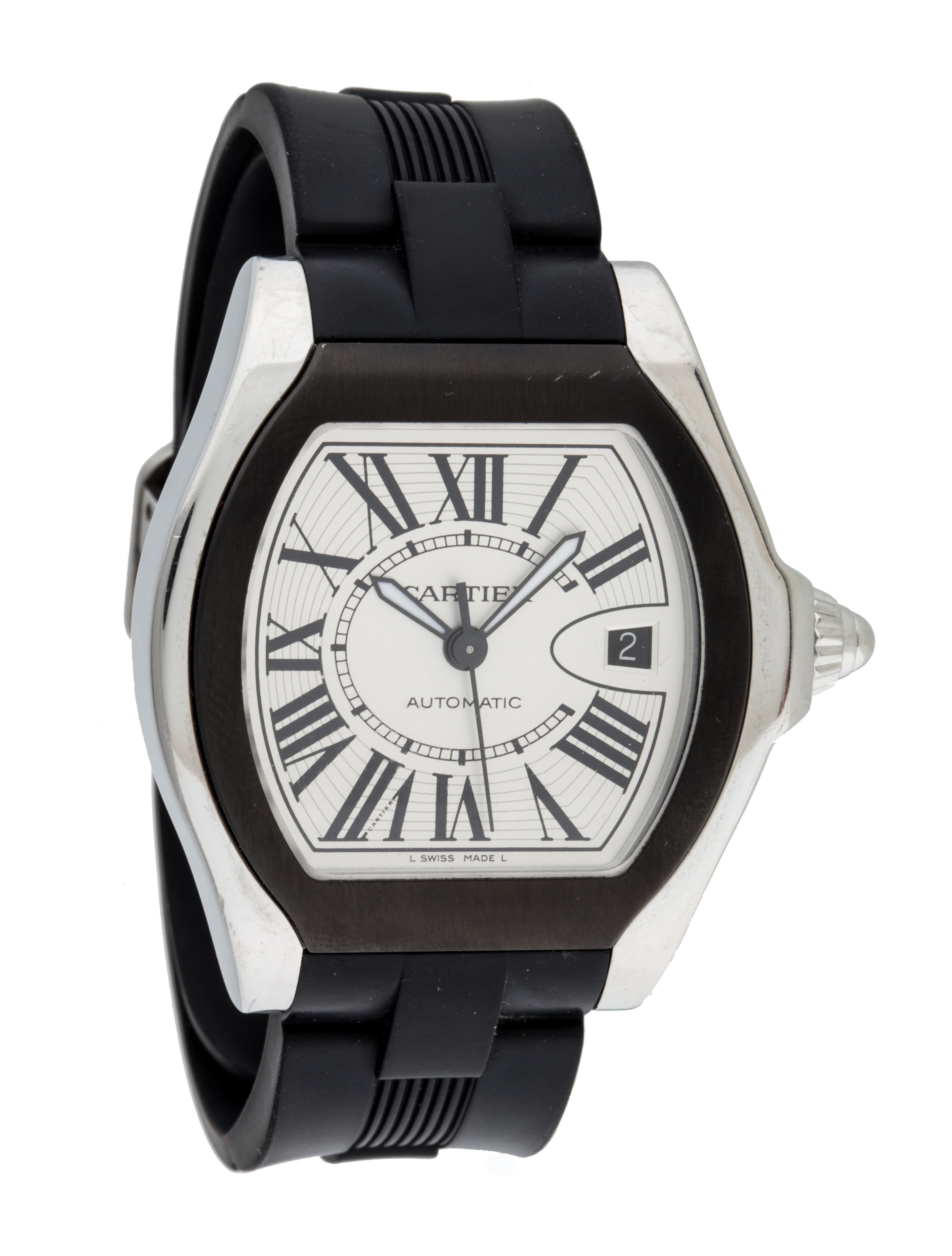 Cartier Roadster Automatic Watch Strap CRT24286 The RealReal