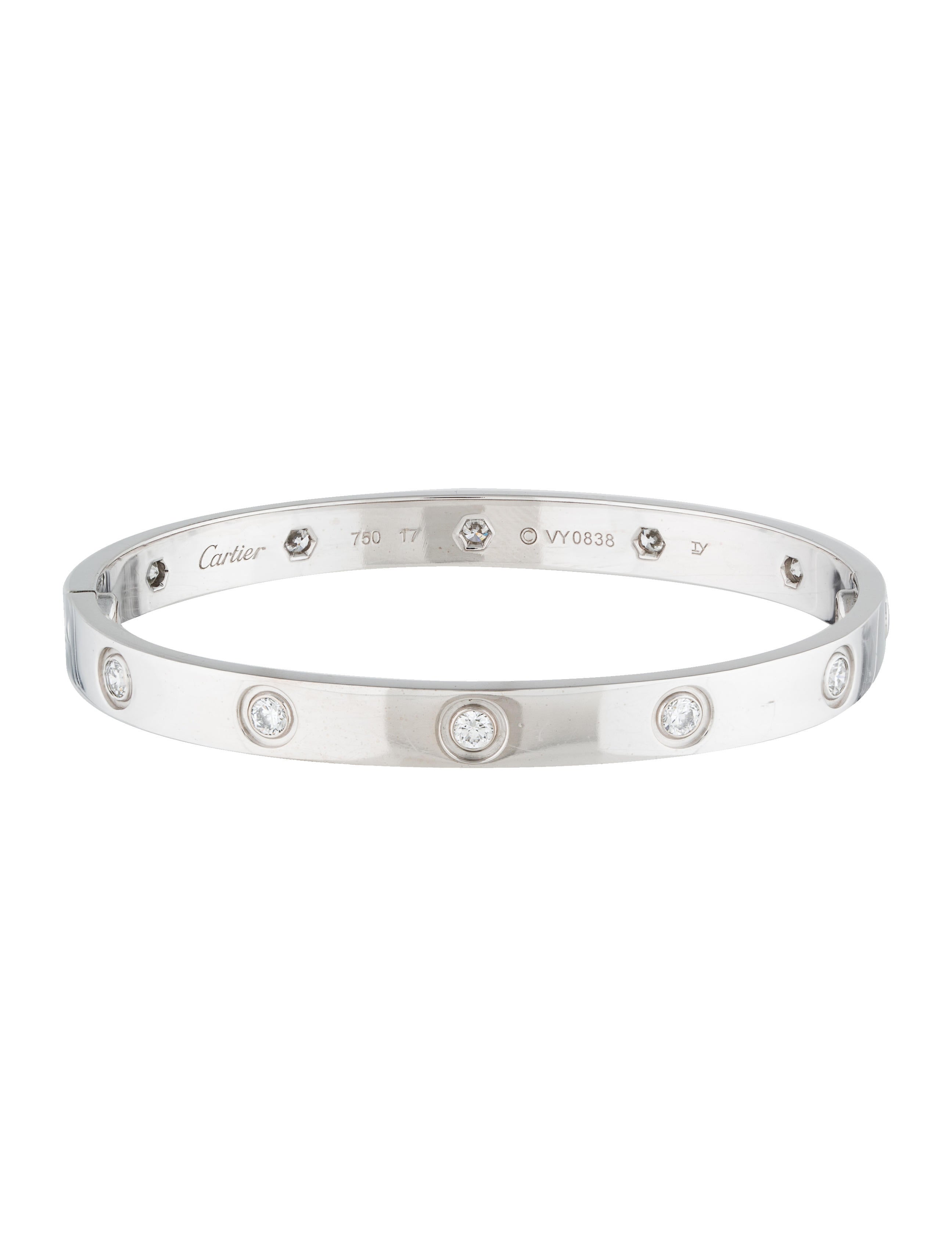 cartier 10 diamond bracelet