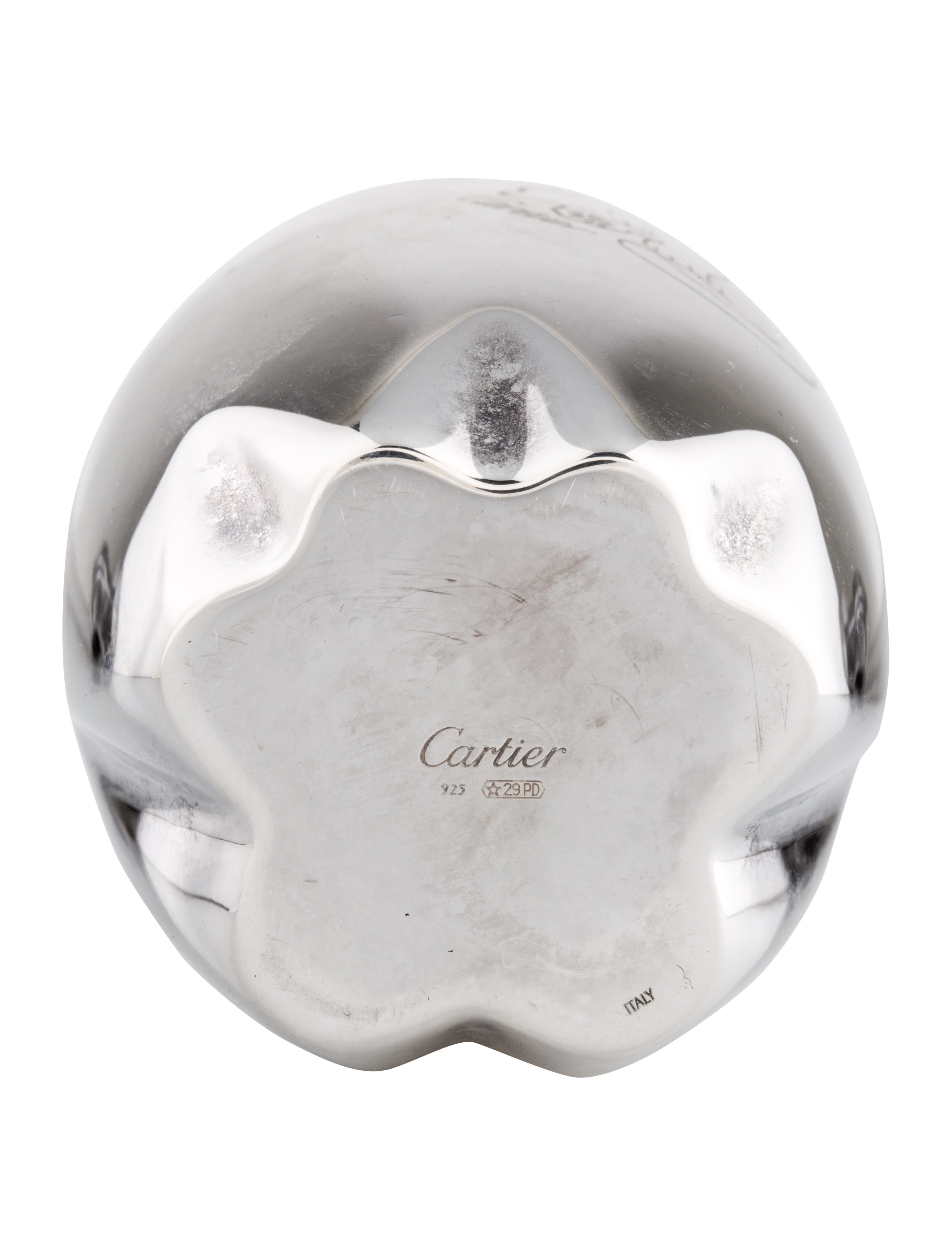 Cartier Sterling Silver Baby Cup Toys And Gifts CRT25080 The RealReal