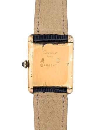 Cartier Argent Tank Must De Cartier Watch