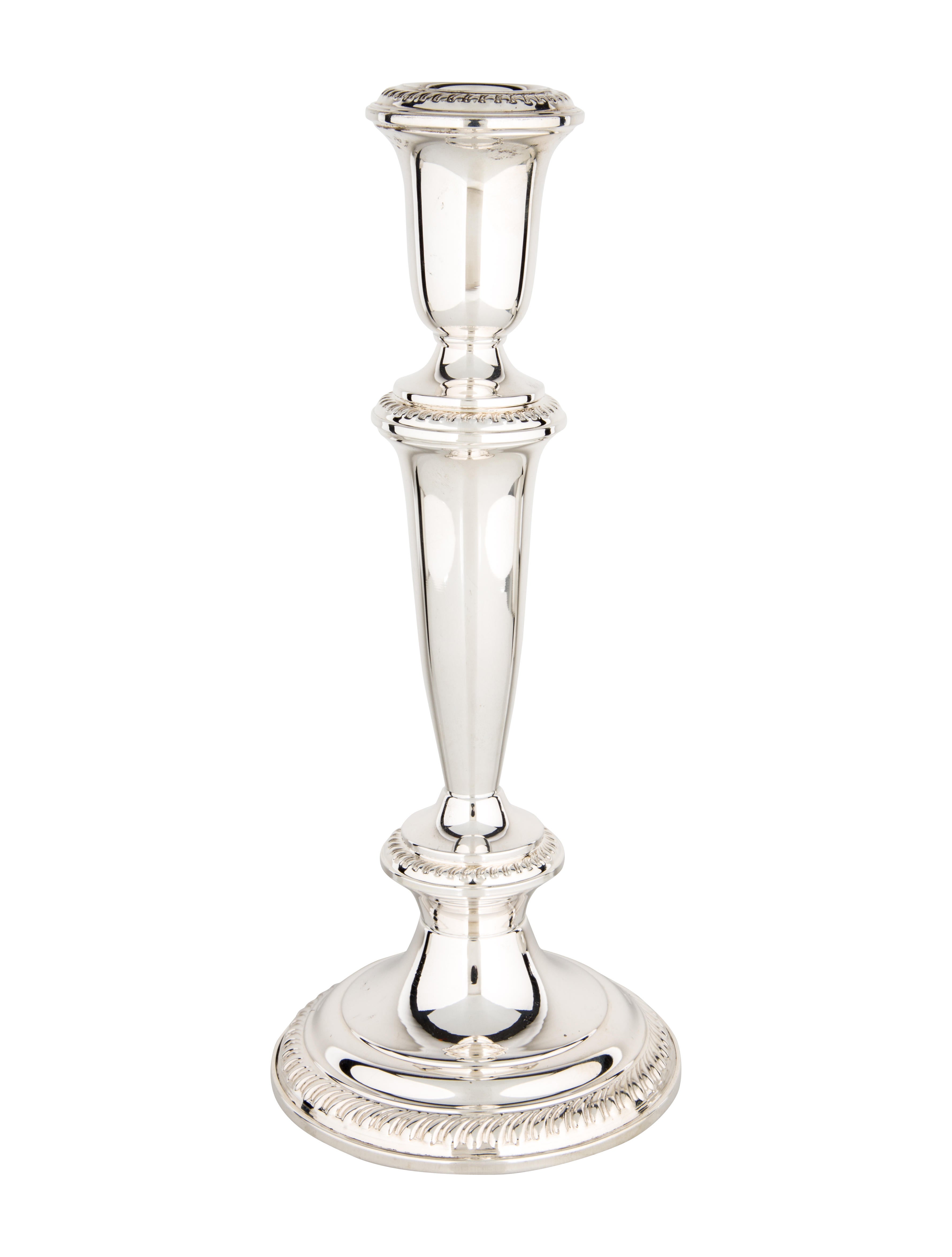 Cartier Sterling Silver Candlesticks