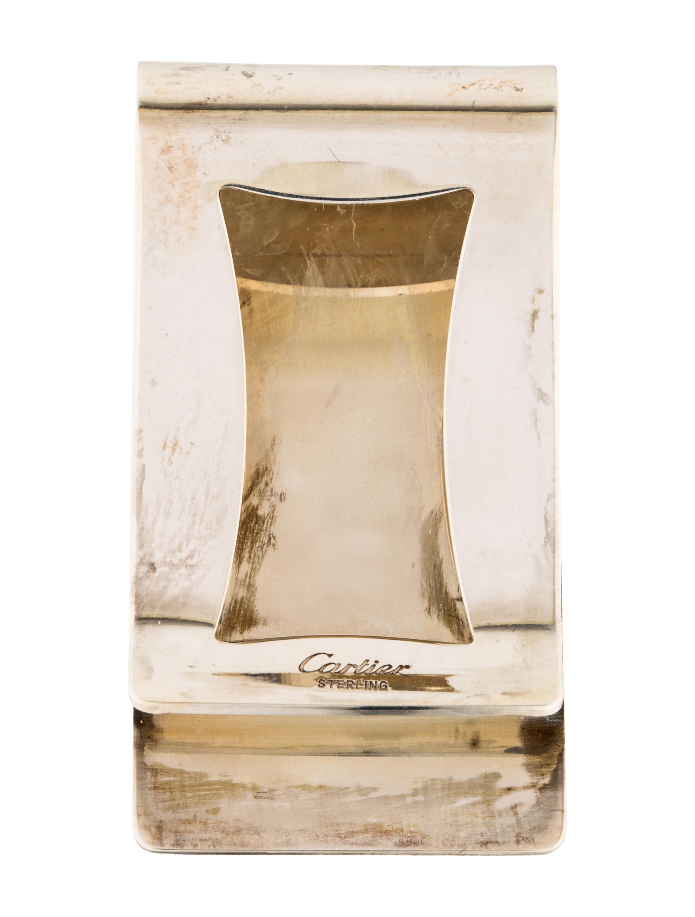 Cartier Sterling Silver Money Clip