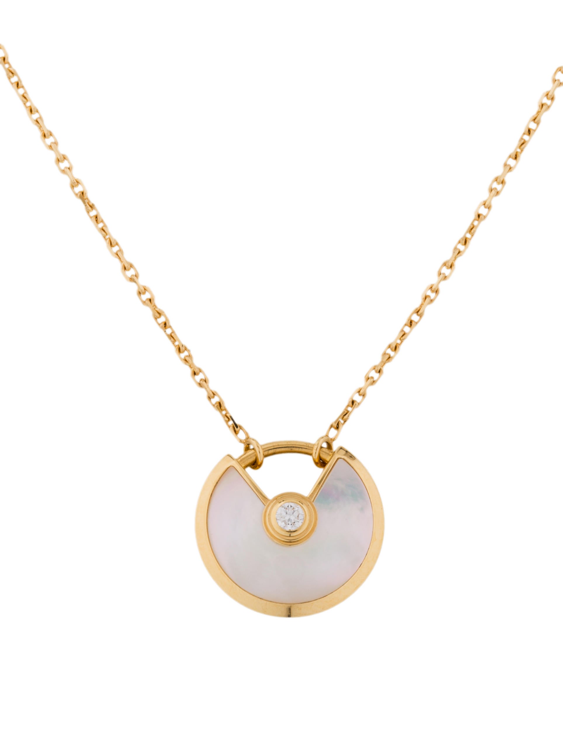 Cartier XS Mother of Pearl Amulette de Cartier Necklace Necklaces