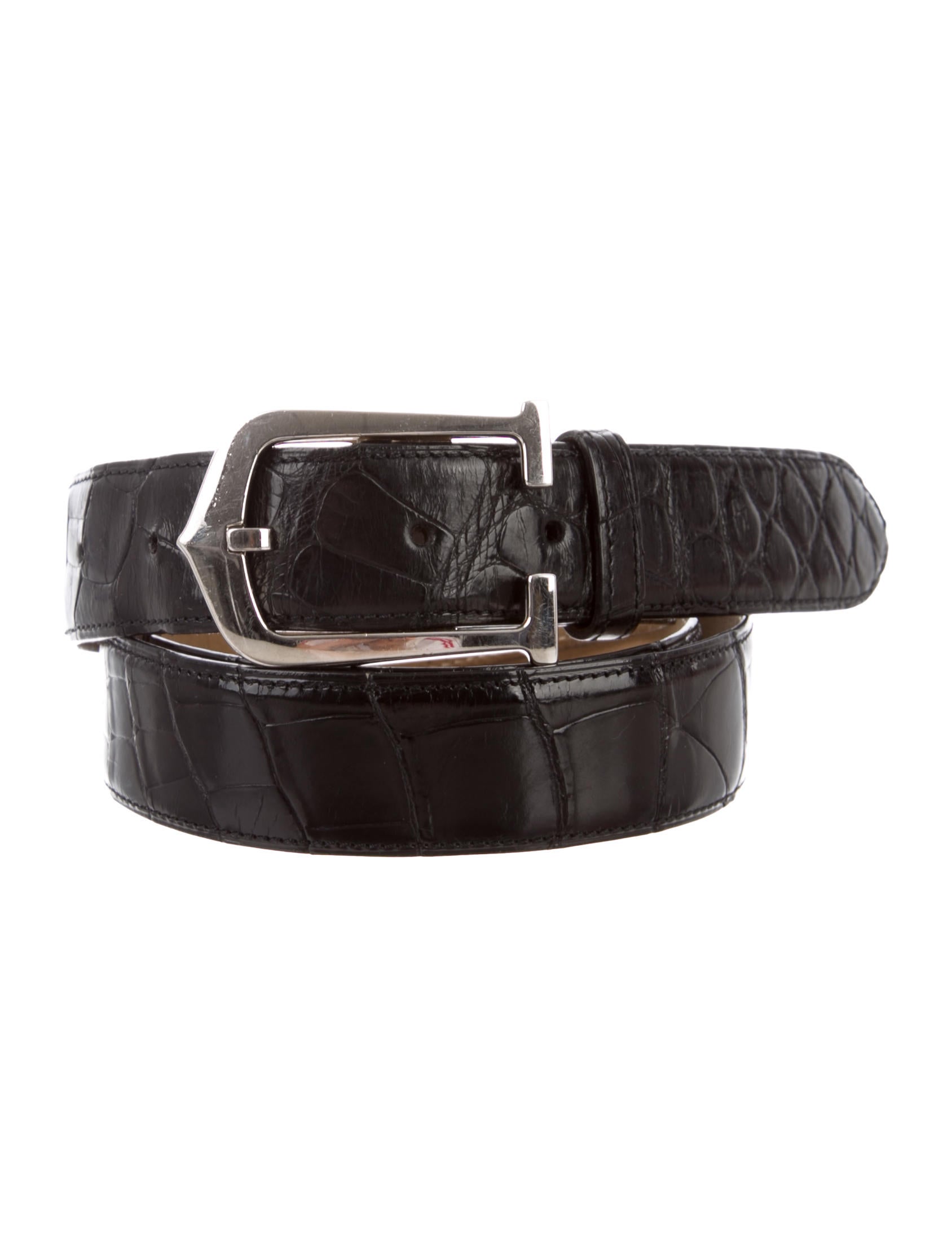 Cartier Alligator Belt - Black Belts, Accessories - CRT38753