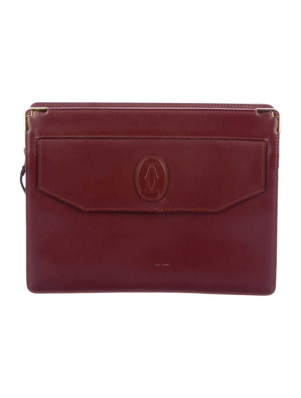 Cartier Must De Cartier Vintage Leather Clutch Handbags CRT42567