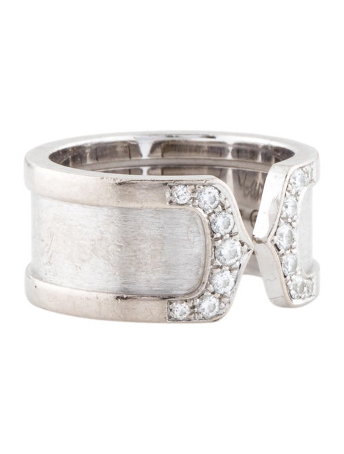 Cartier Diamond Double C de Cartier Ring white