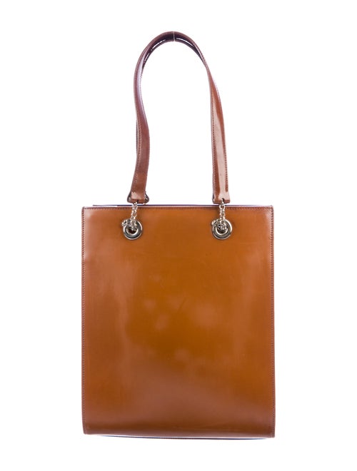 Cartier Panthère Leather Tote silver