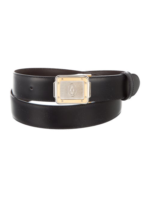 Cartier Reversible Leather Belt black