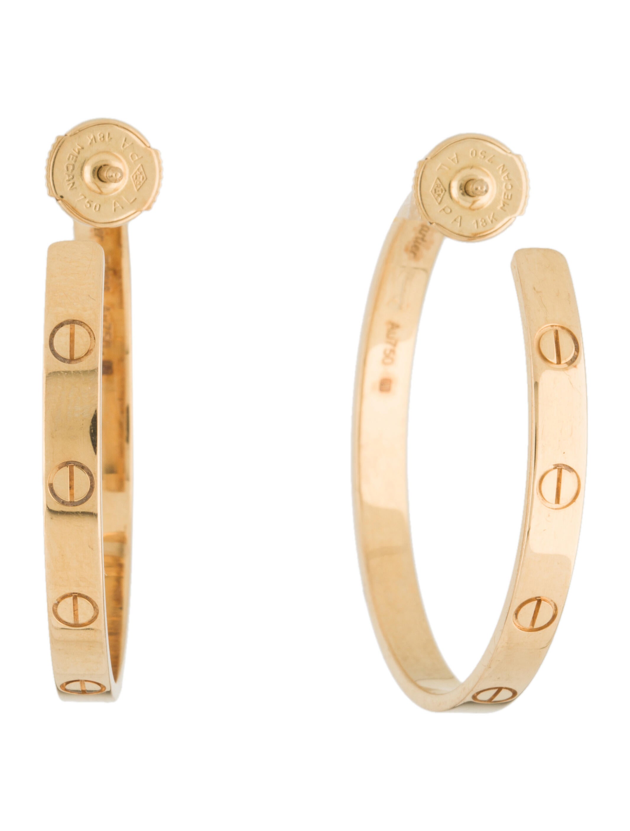 Cartier LOVE Earrings Earrings CRT65226 The RealReal