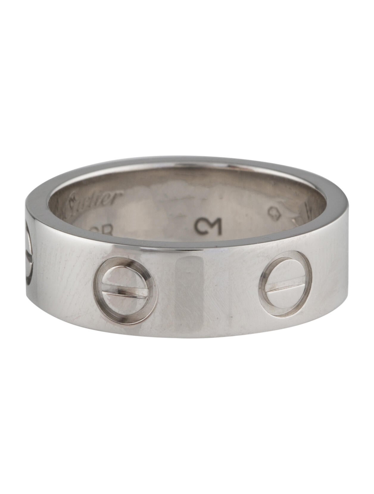 cartier mens love ring platinum