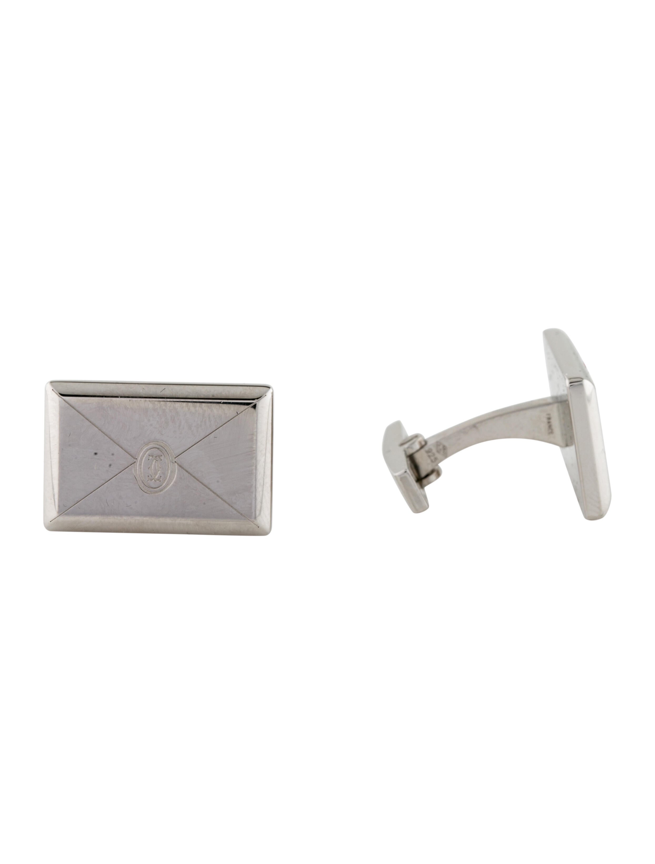 Cartier Envelope Cufflinks