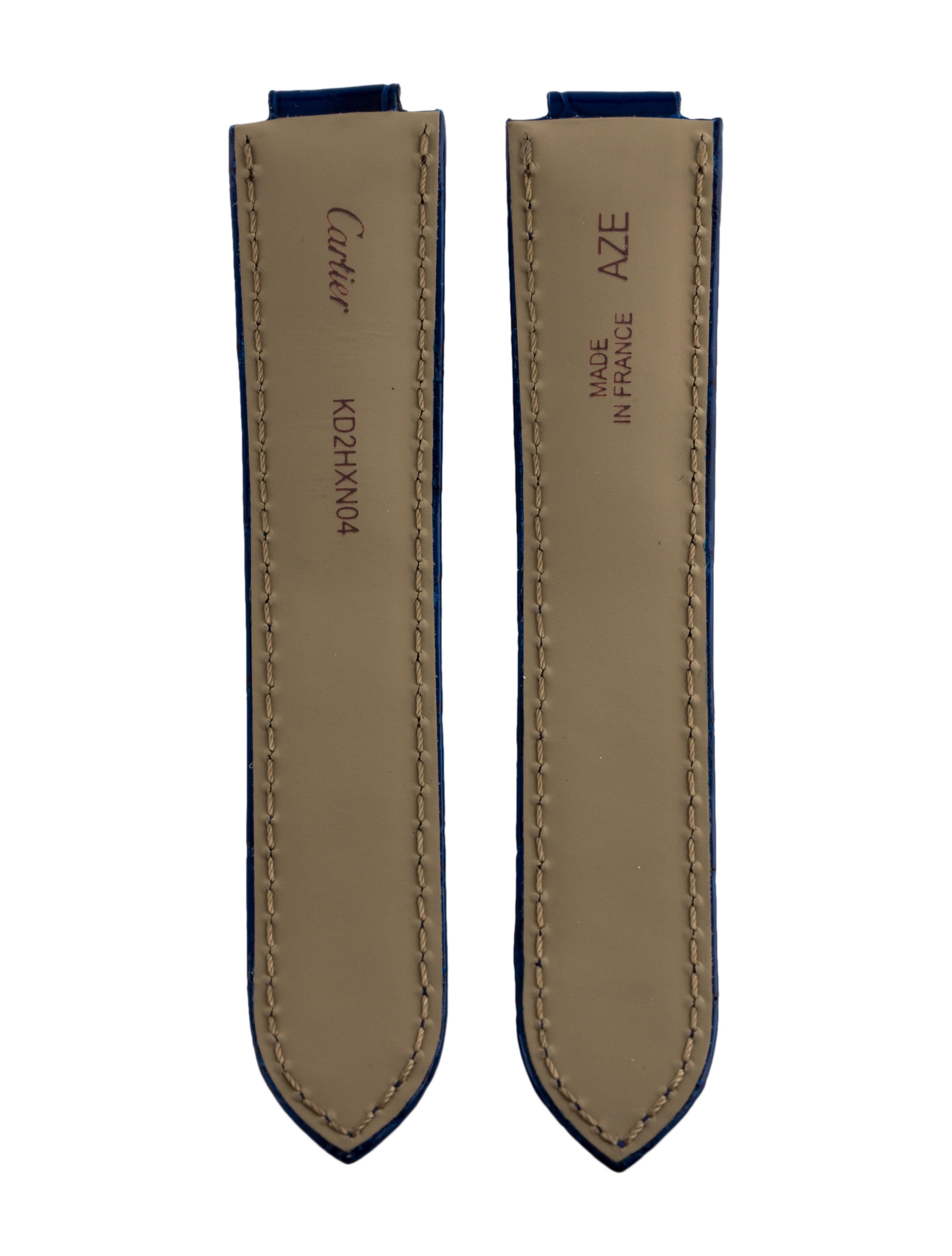 Cartier 11mm Watch Strap Blue CRT79230 The RealReal