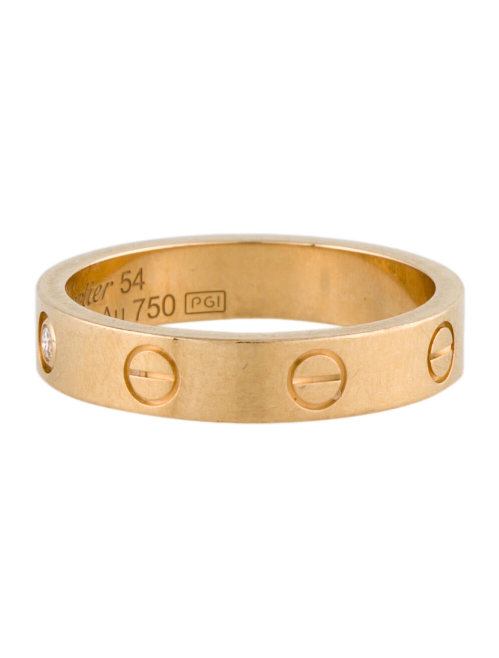 Cartier Classic Les Must de Cartier Ring 18K Yellow Gold Rolling Ring, Rings CRT30802 The