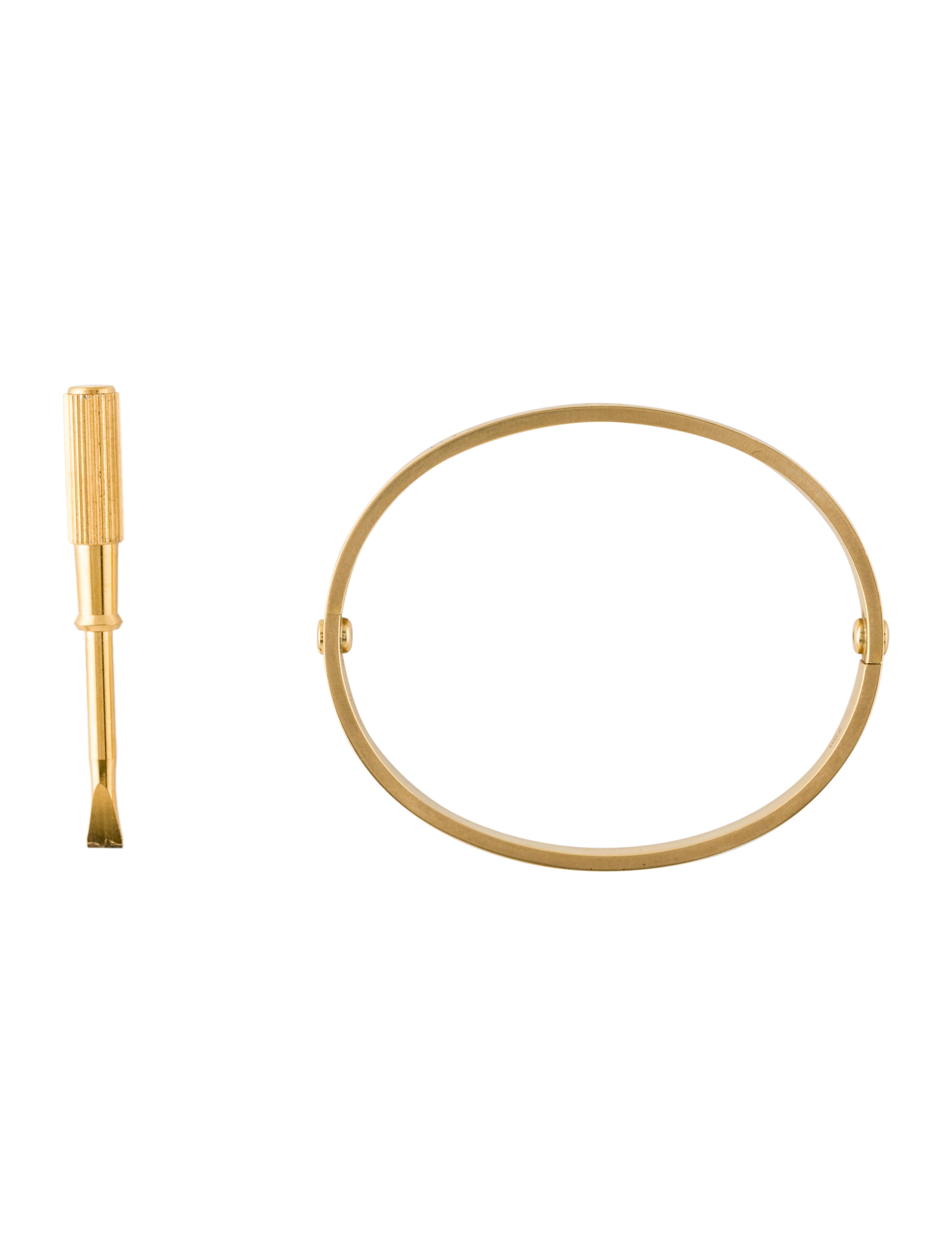 Cartier LOVE Bracelet 18K Yellow Gold Bangle, Bracelets CRT85820 The RealReal