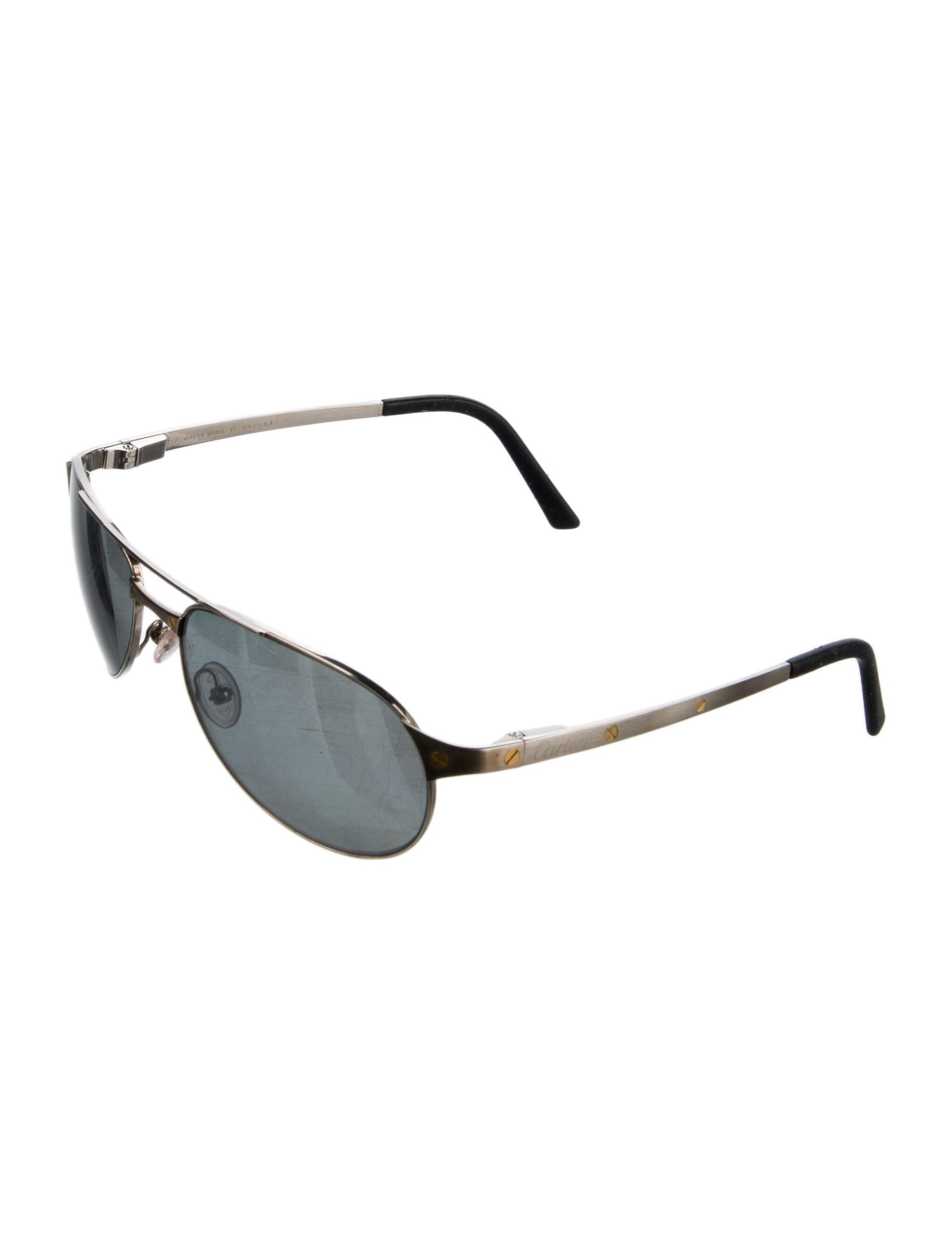 Cartier Aviator Tinted Sunglasses