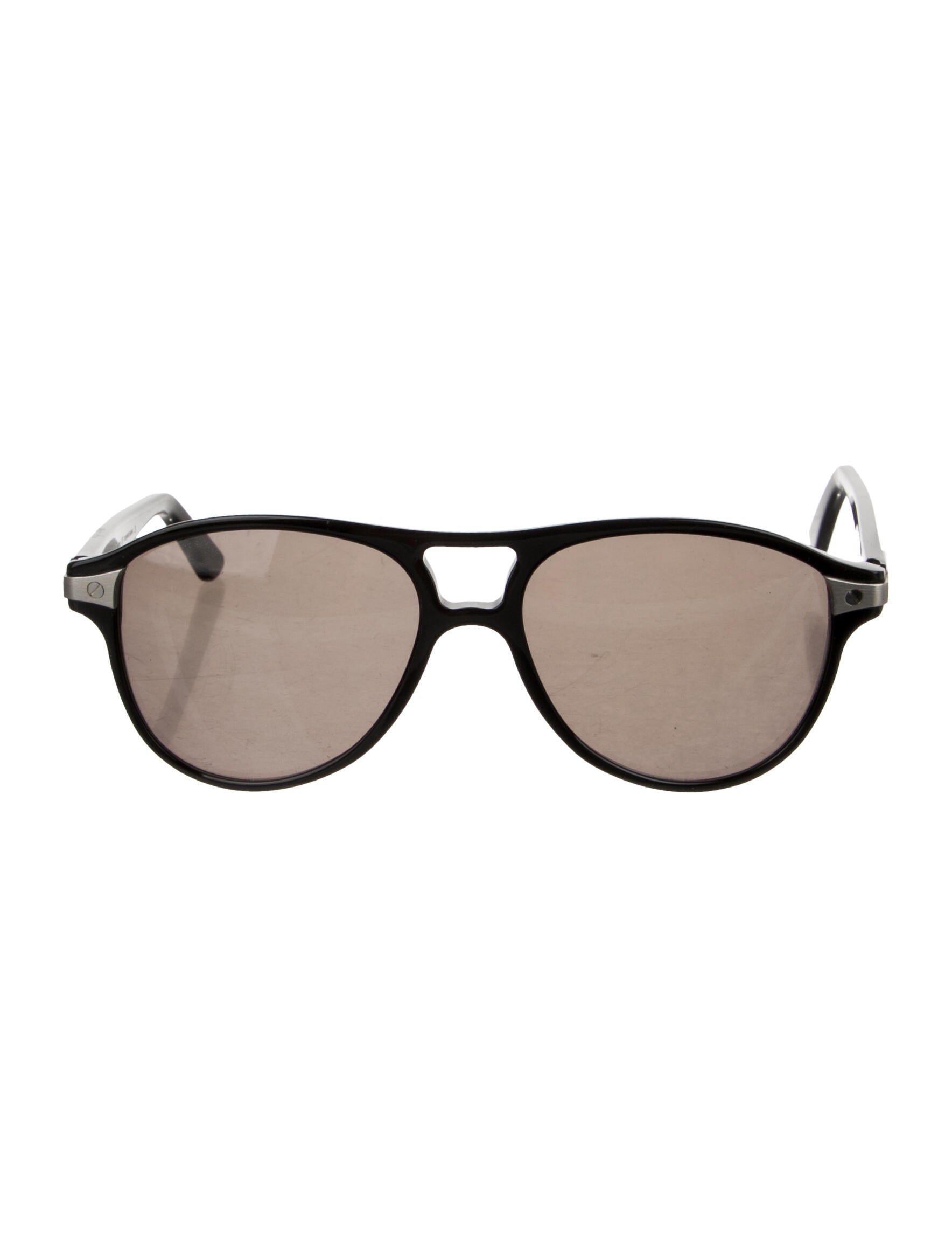 Cartier Aviator Tinted Sunglasses