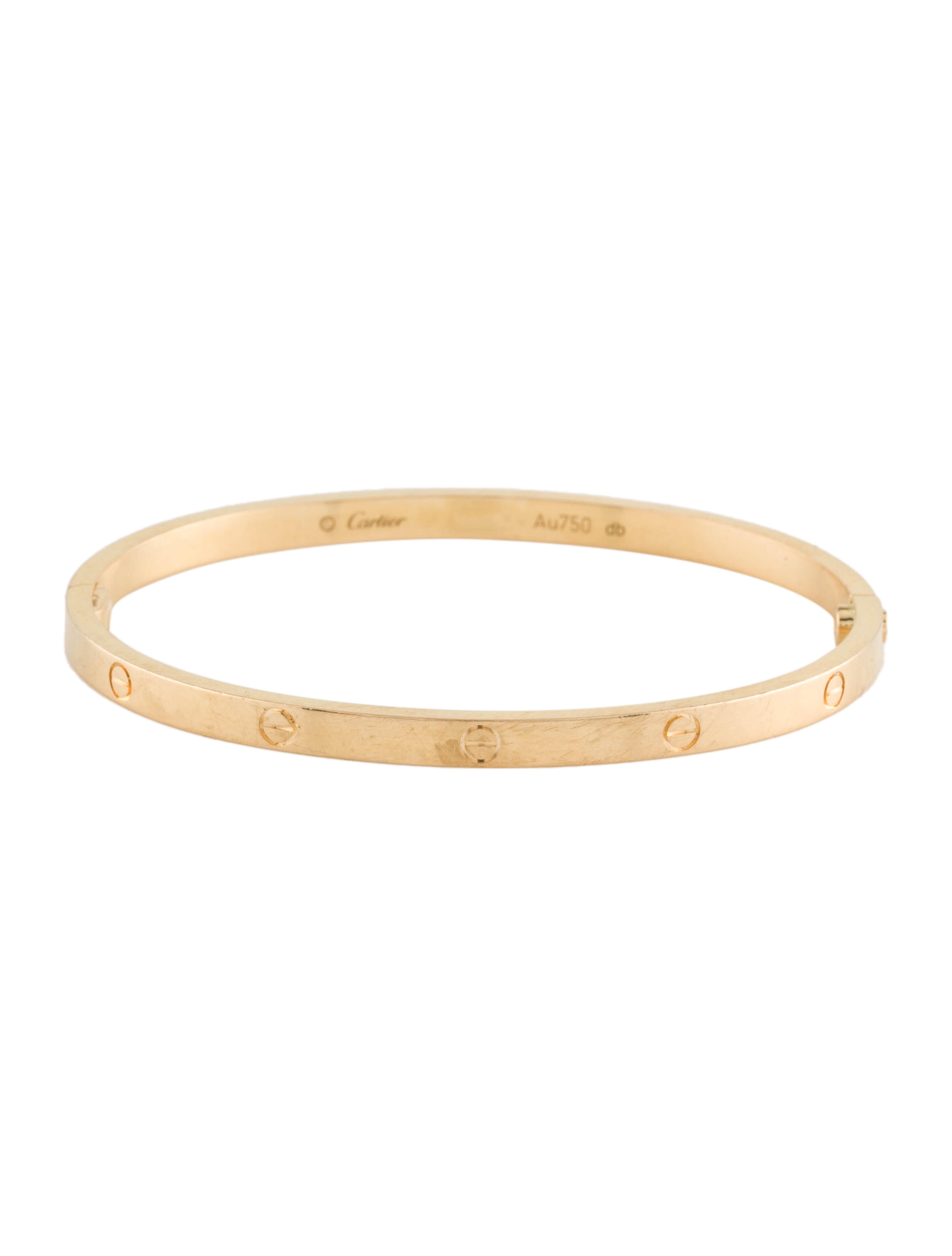 Cartier LOVE Bracelet 18K Yellow Gold Bangle, Bracelets CRT80663