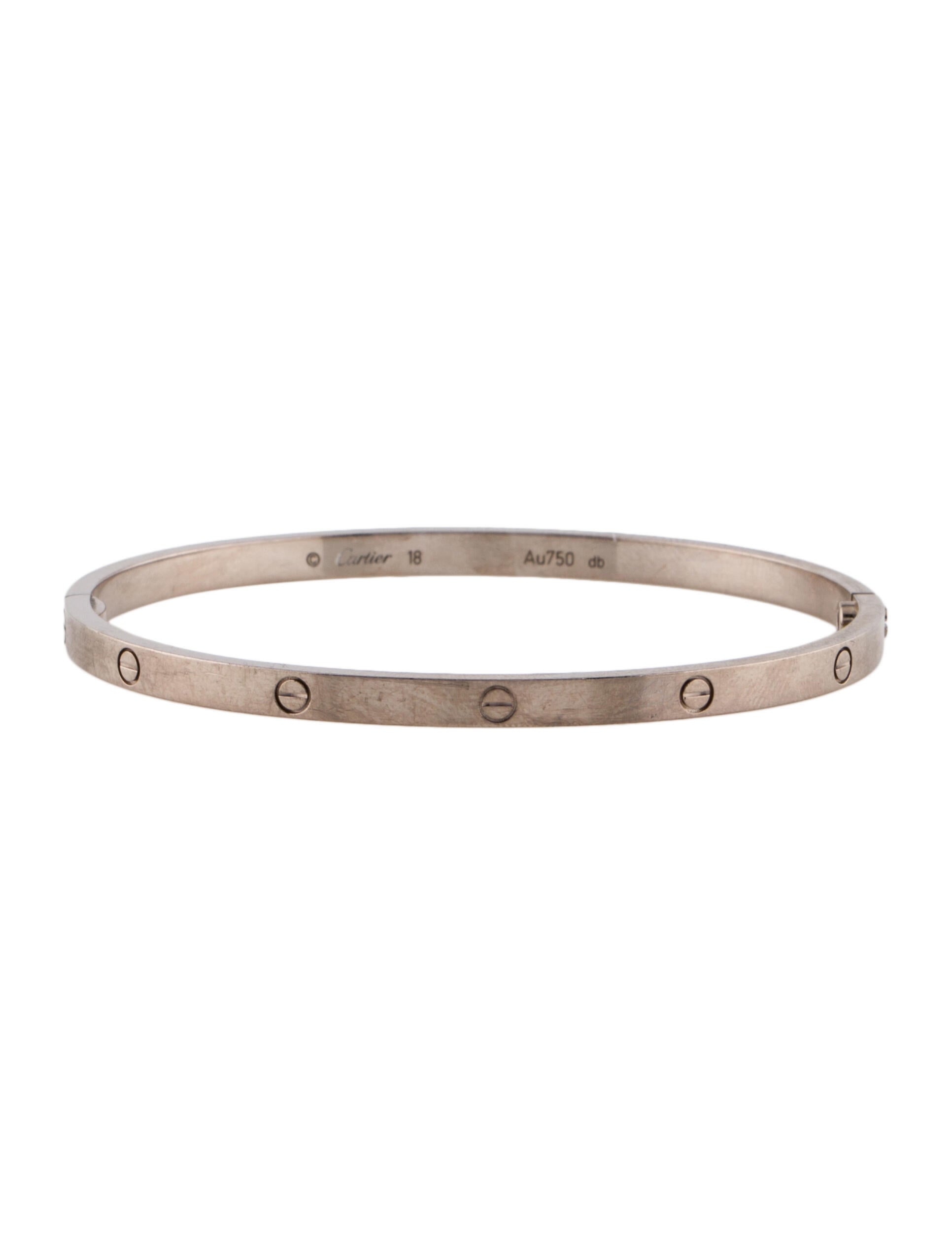 Cartier LOVE Bracelet 18K Rose Gold Bangle, Bracelets CRT81272