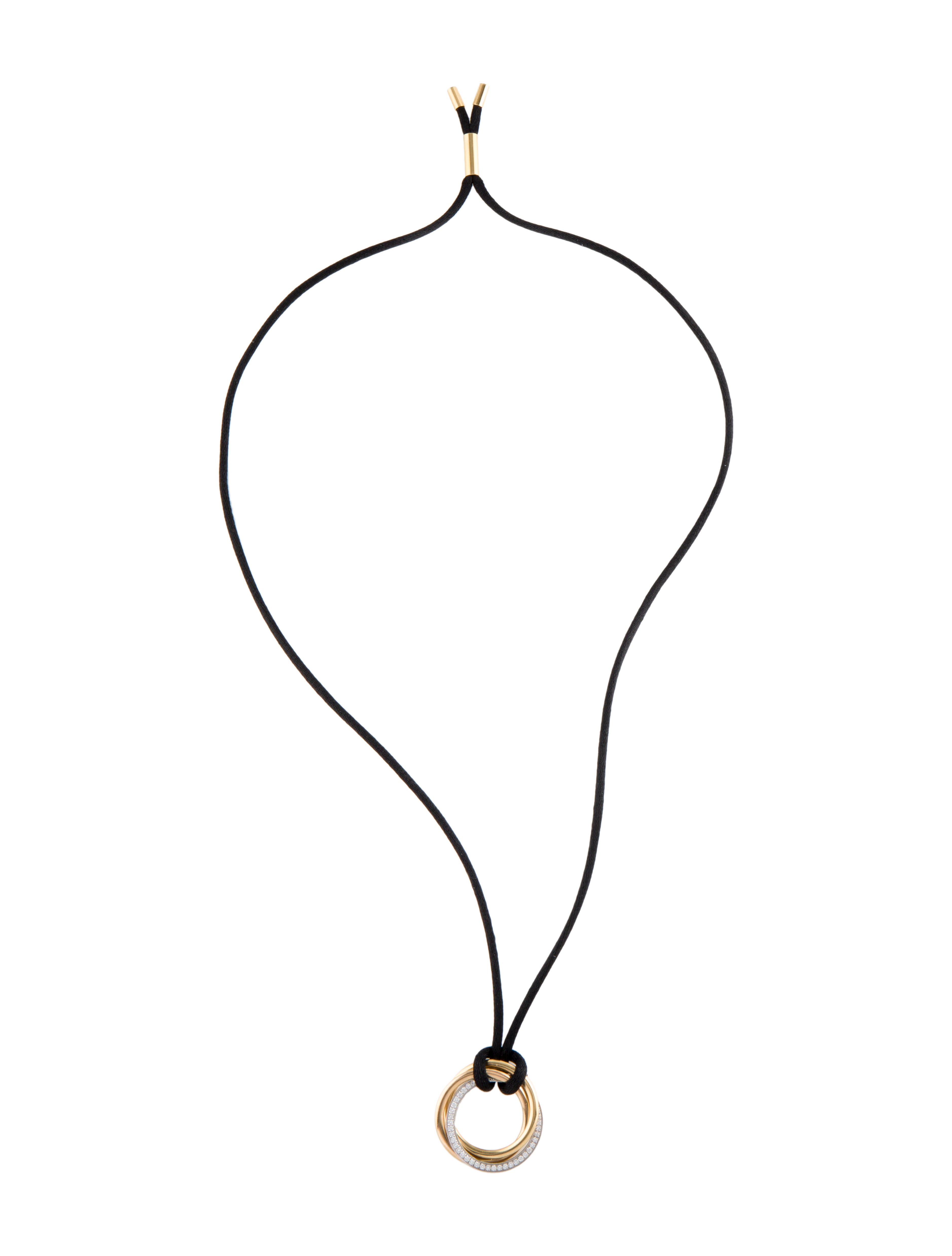 Cartier Diamond Medium Trinity Necklace