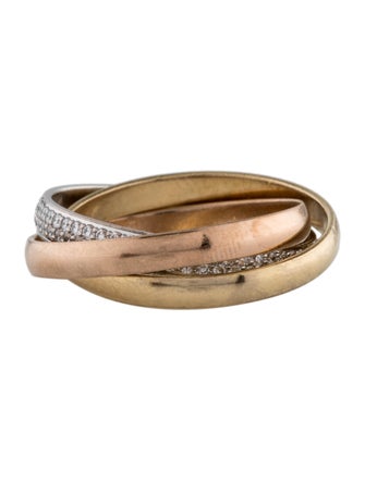 Cartier Diamond Trinity Ring, Small Model