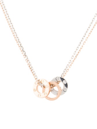 Cartier 6 Diamond LOVE Necklace