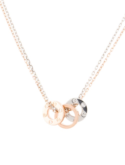 Cartier 6 Diamond LOVE Necklace