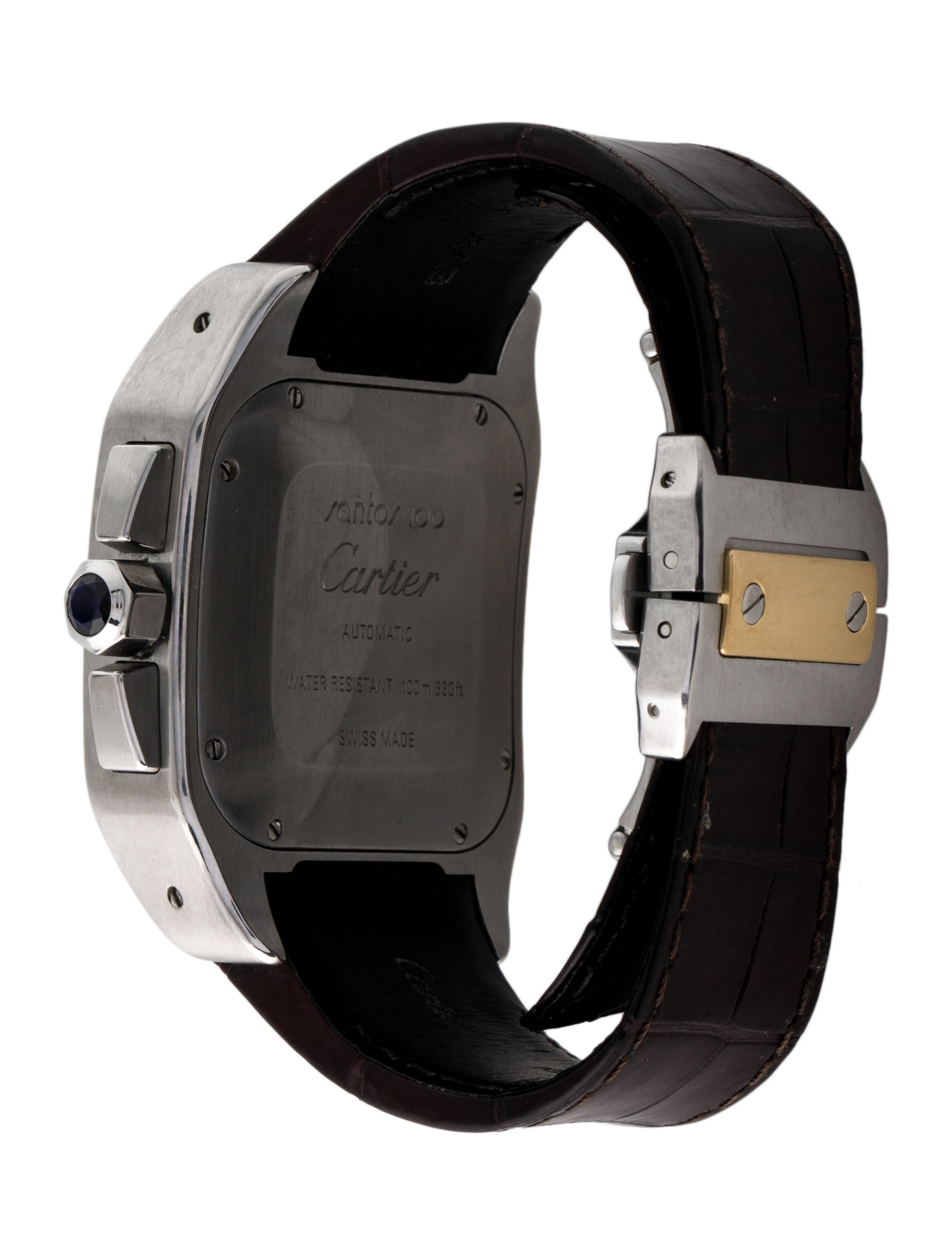 Cartier Santos 100 XL Chronograph Watch W20091X7 The RealReal