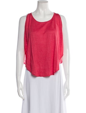 Cruciani Tops Silk Scoop Neck Top M