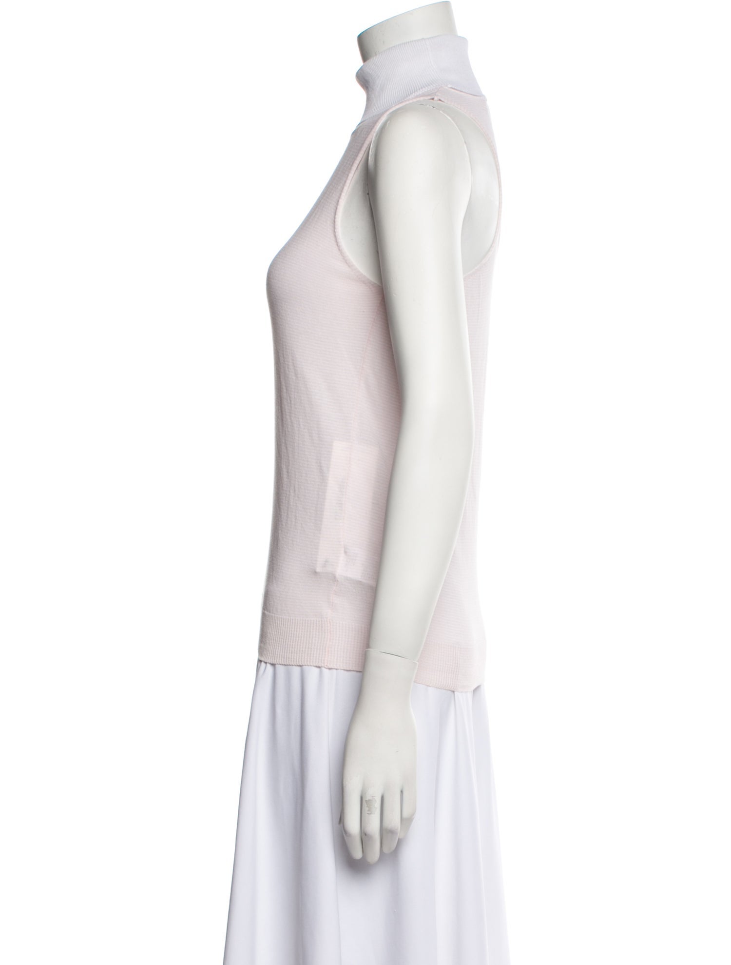 Cruciani Turtleneck Sleeveless Top