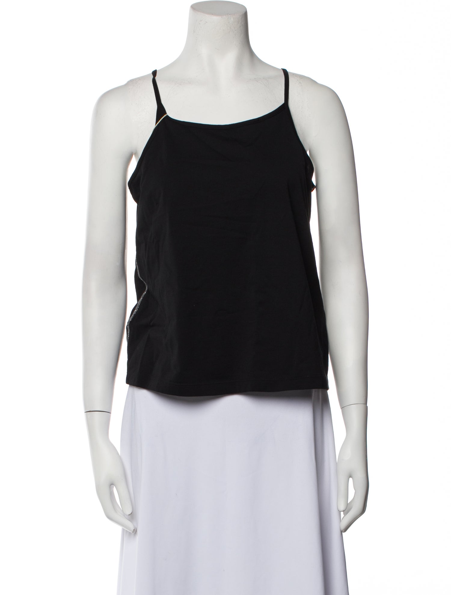 Cruciani Square Neckline Sleeveless Top w/ Tags