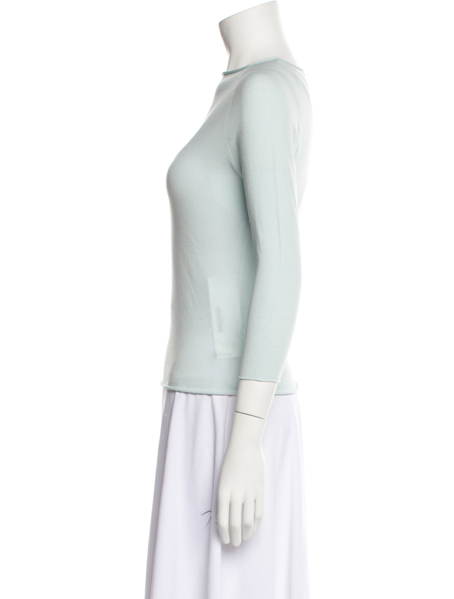 Cruciani Wool Bateau Neckline Top