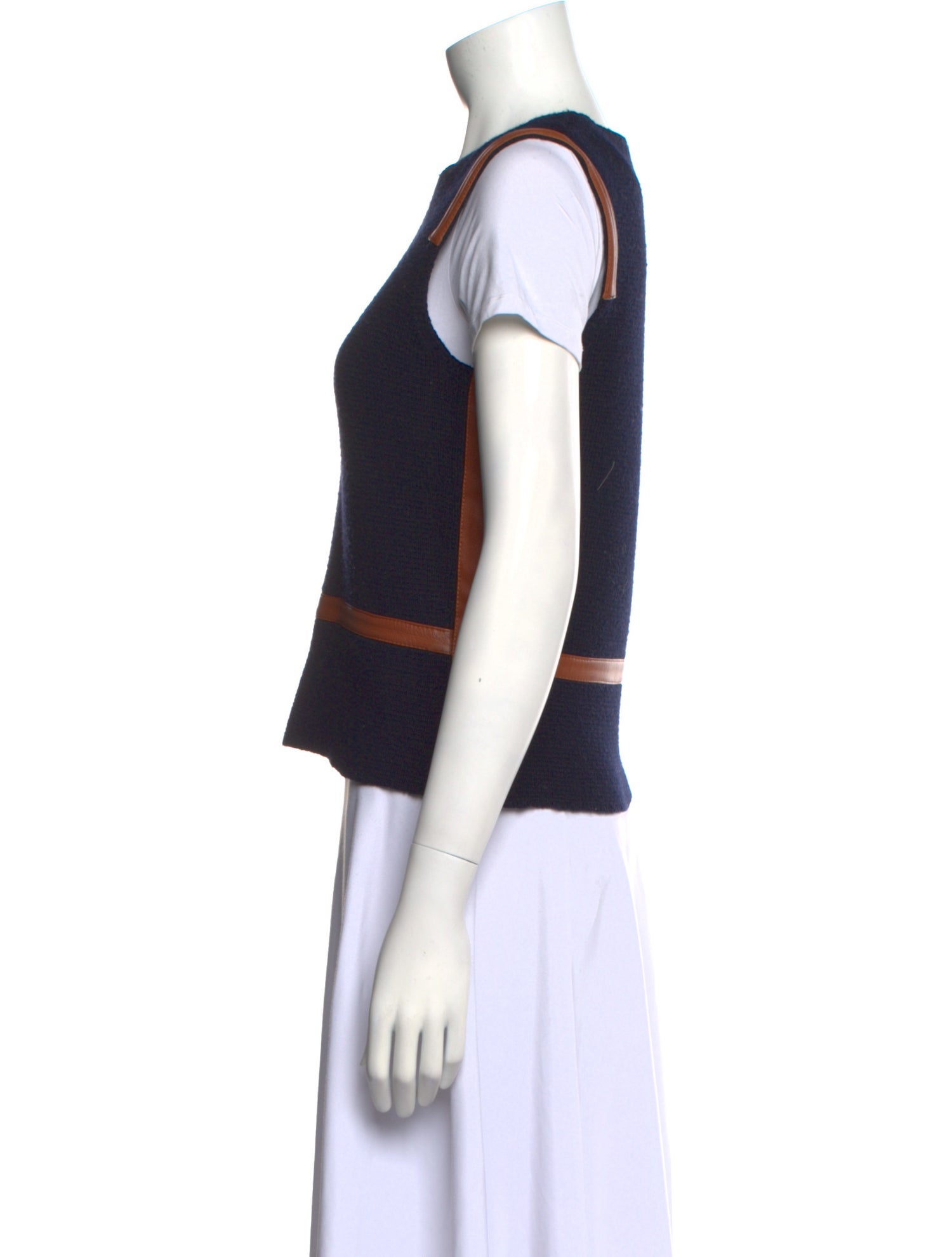 Cruciani Colorblock Pattern Crew Neck Sweater