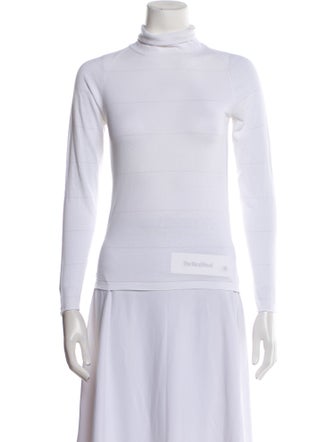 Cruciani Mock Neck Long Sleeve Top