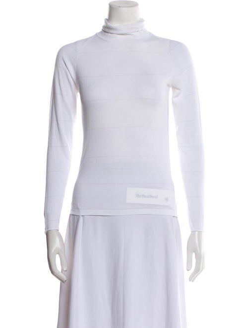Cruciani Mock Neck Long Sleeve Top