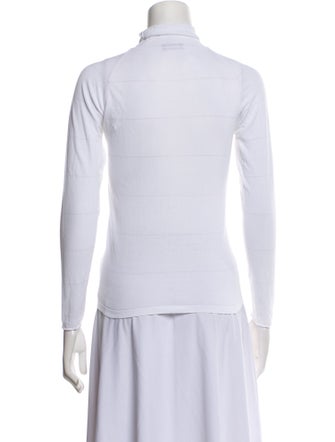 Cruciani Mock Neck Long Sleeve Top