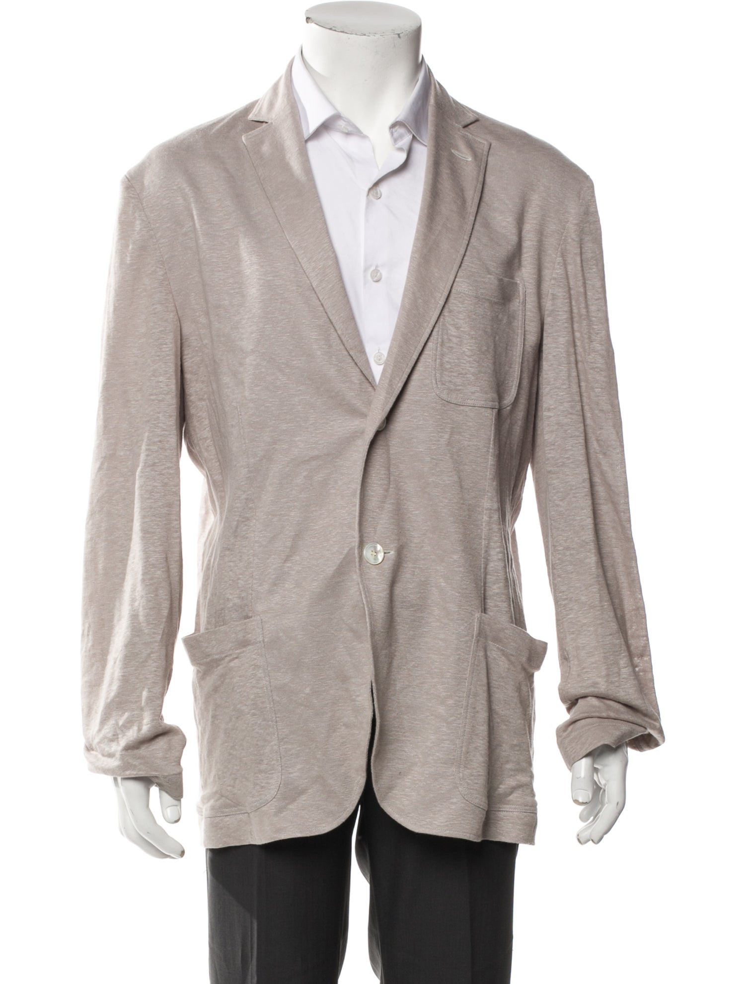 Cruciani Linen Moto Jacket