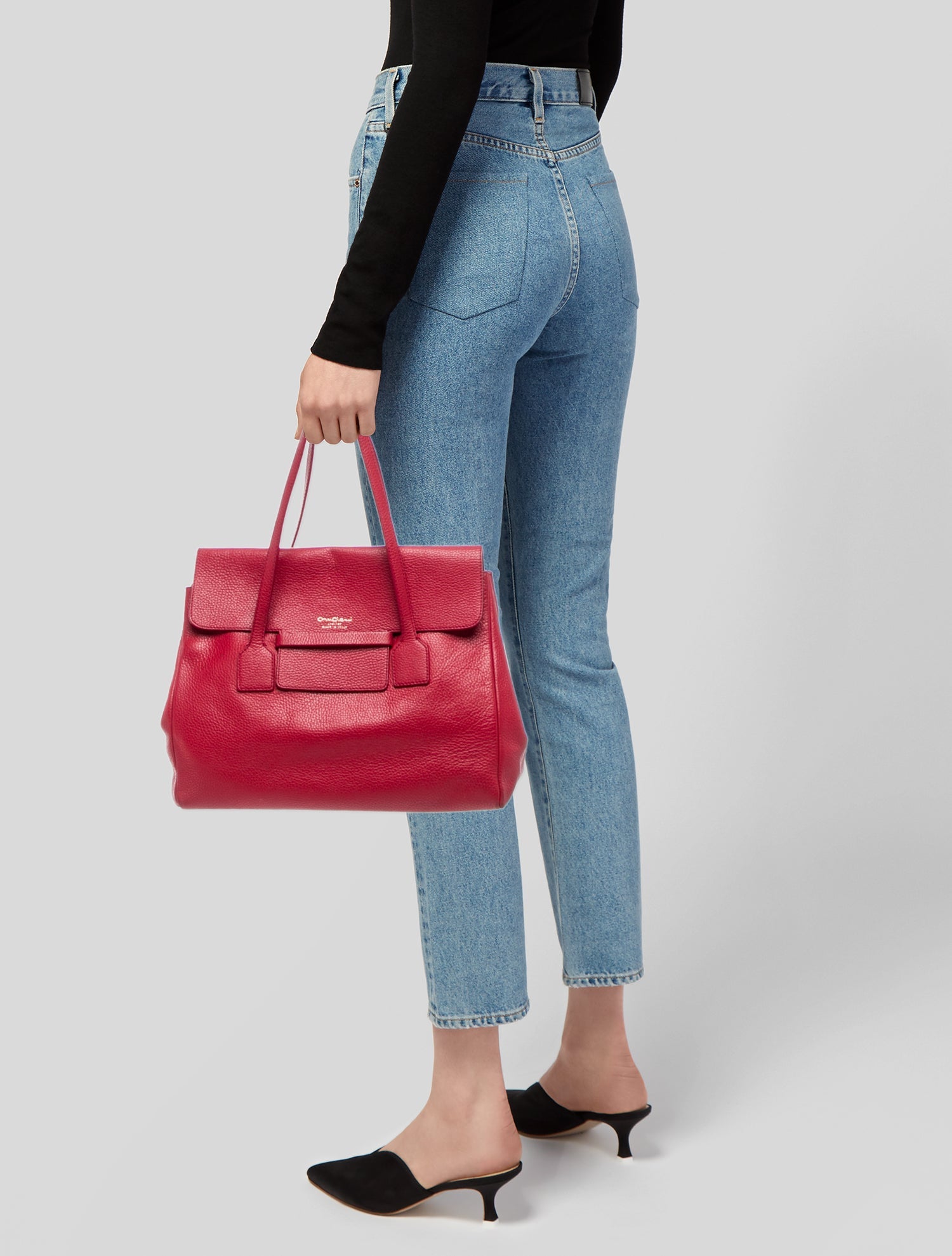Cruciani Leather Tote