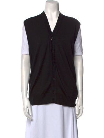 Cruciani V-Neck Sleeveless Sweater Vest w/ Tags