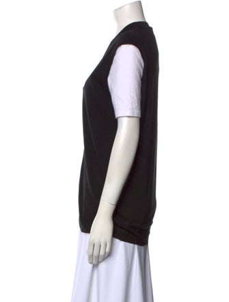 Cruciani V-Neck Sleeveless Sweater Vest w/ Tags