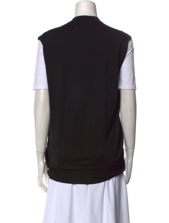 Cruciani V-Neck Sleeveless Sweater Vest w/ Tags