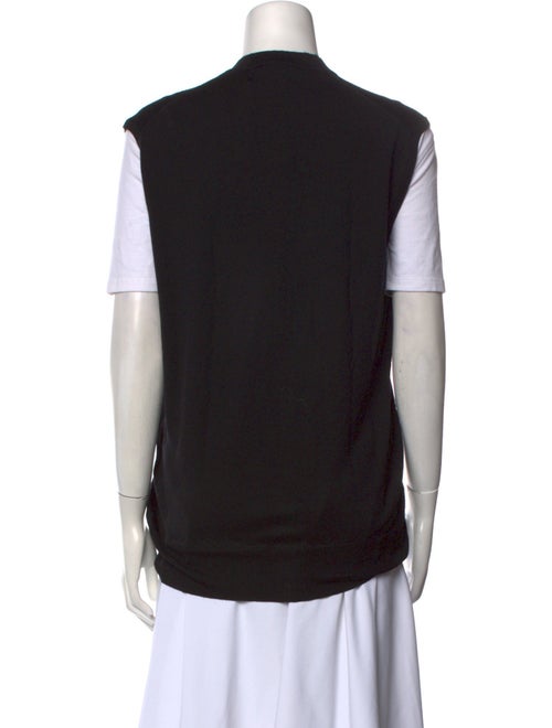 Cruciani V-Neck Sleeveless Sweater Vest w/ Tags