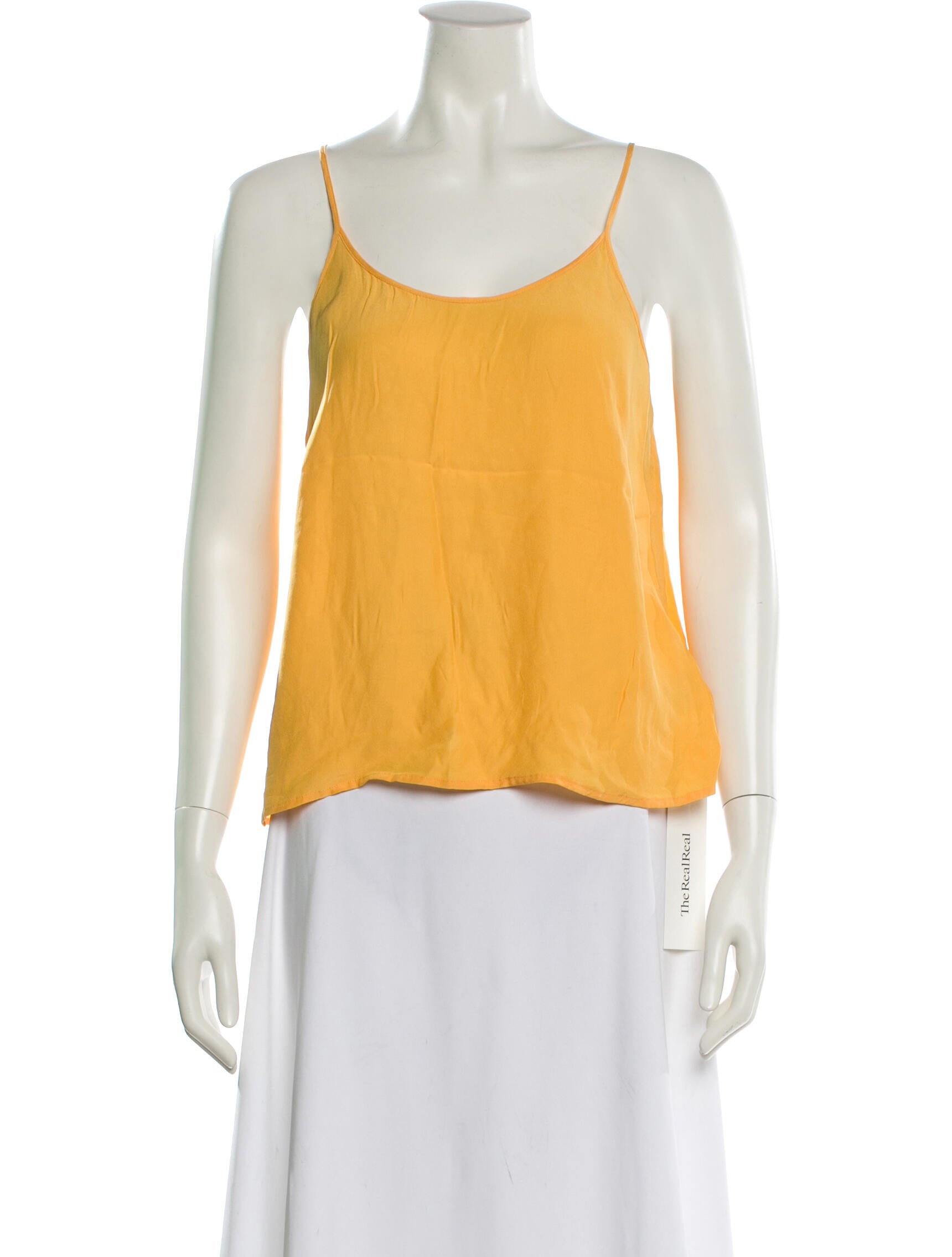 Cruciani Silk Scoop Neck Top