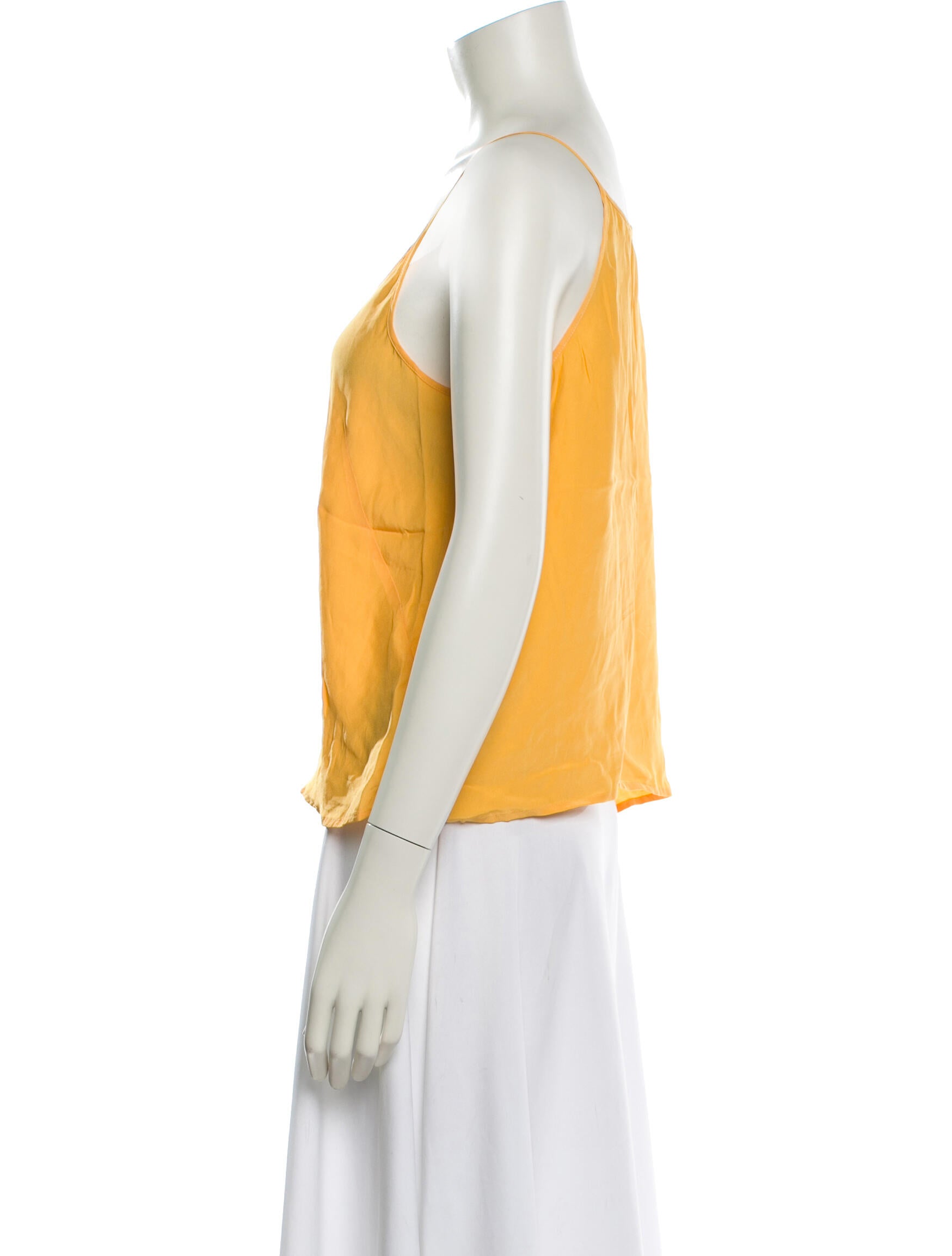 Cruciani Silk Scoop Neck Top
