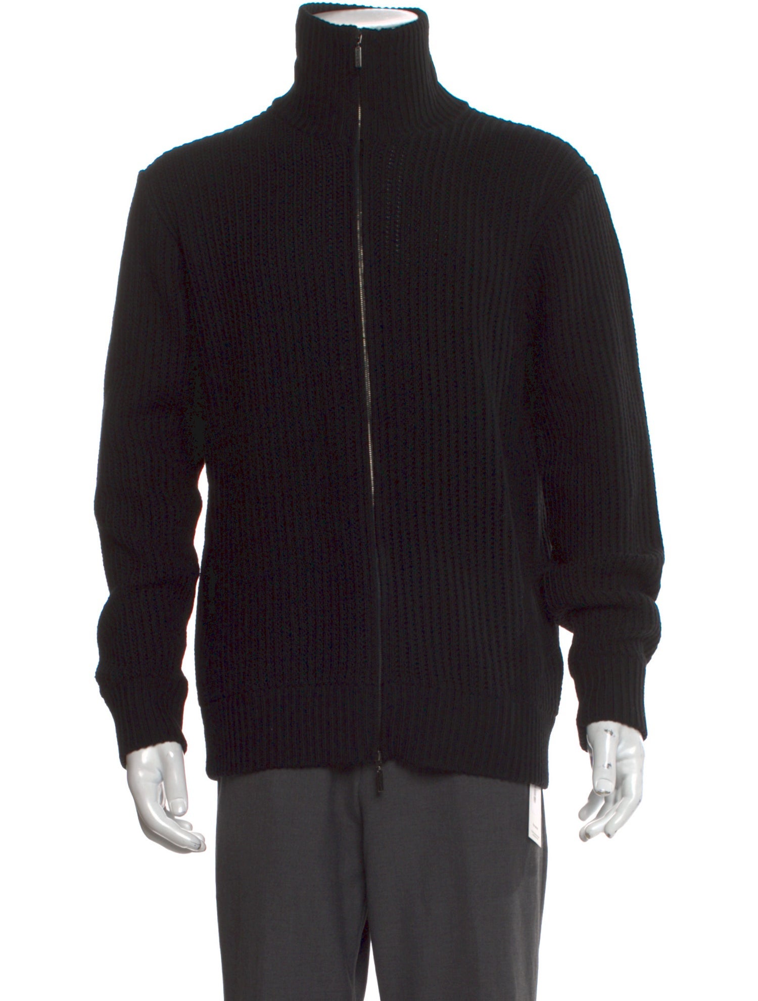 Cruciani Wool Turtleneck Cardigan w/ Tags