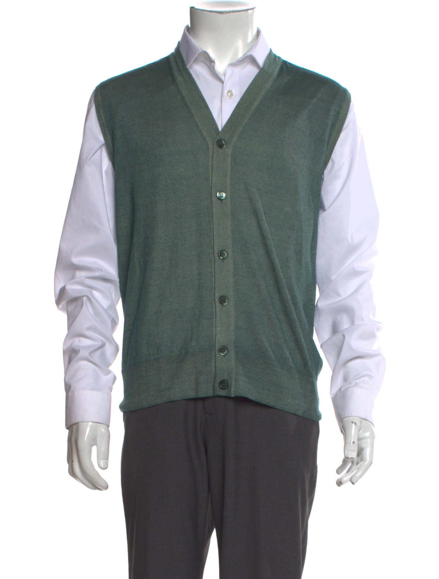 Cruciani Wool V-Neck Sweater Vest w/ Tags