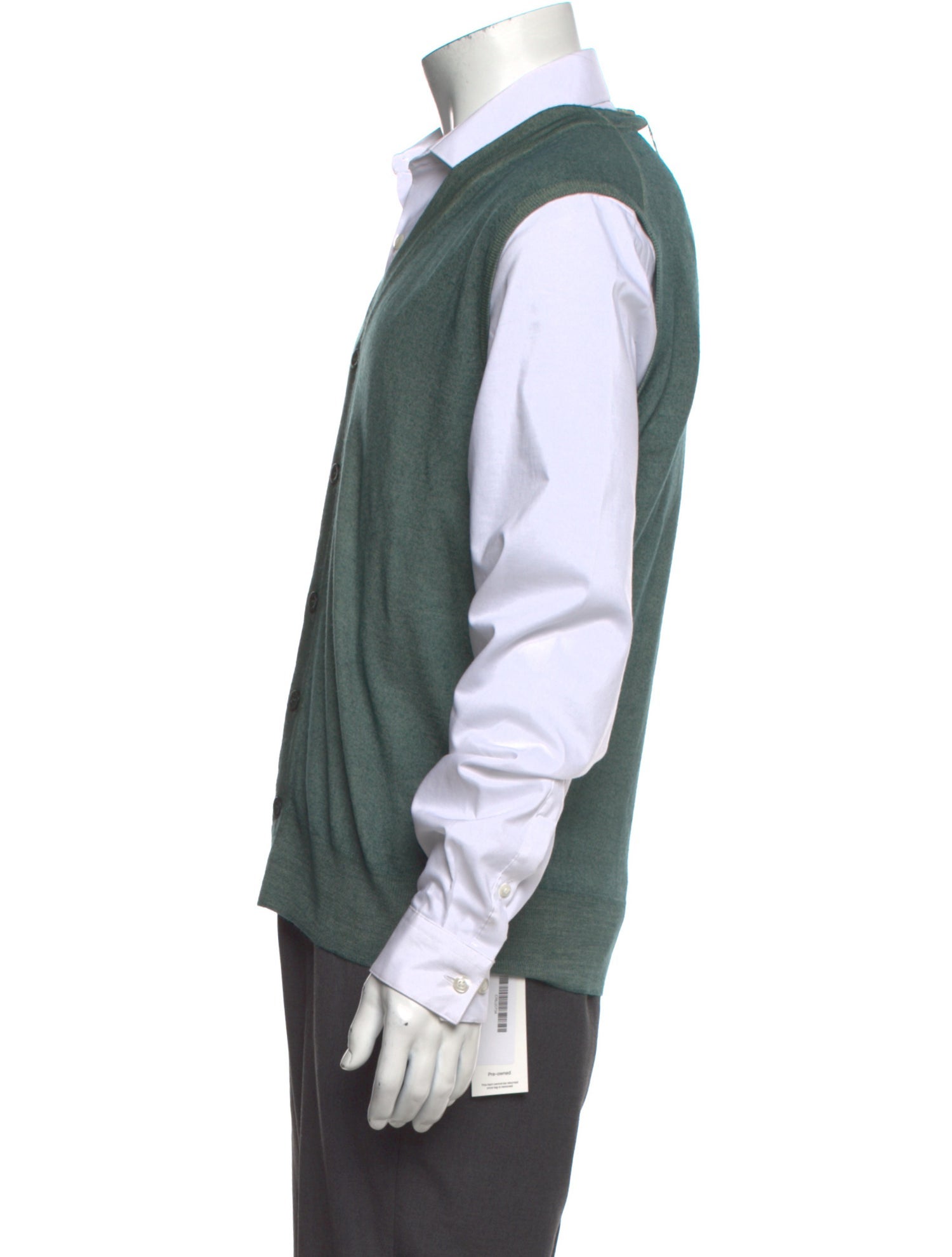 Cruciani Wool V-Neck Sweater Vest w/ Tags